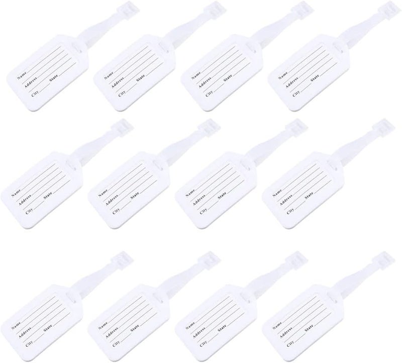 فوساريا 30 قطعة بطاقات أمتعة خفيفة الوزن ملصقات أسماء للحقائب والسفر والأمتعة - Image 1